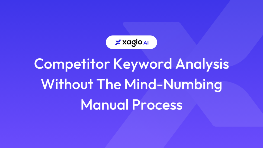 keyword competitor analysis no manual process