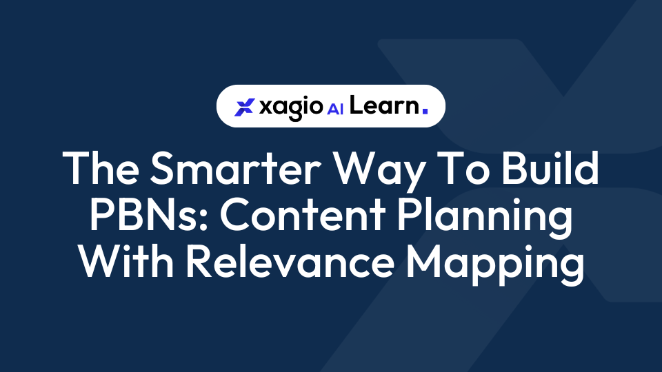 The Smarter Way To Build PBNs Content Planning With Relevance Mapping