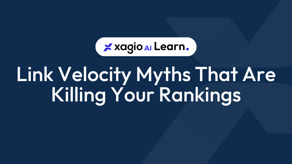 Link Velocity Myths That Are Killing Your Rankings