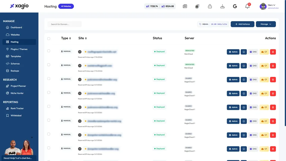 Xagio Hosting - Cloud Hosting
