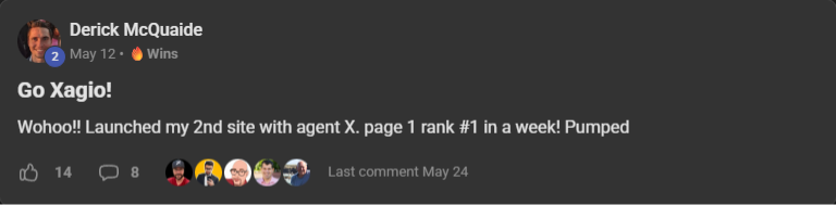 Community post screenshot