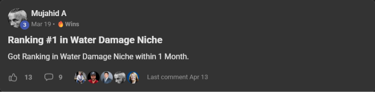 Community post screenshot