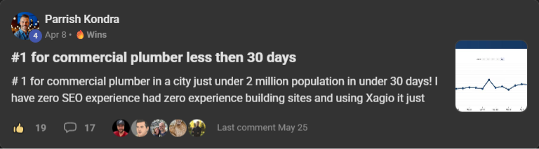 Community post screenshot