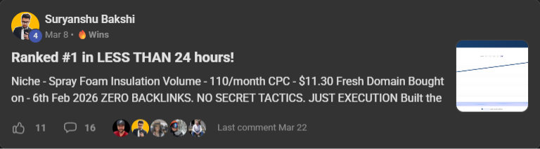Community post screenshot